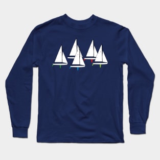 Lightning Sailboats Racing Long Sleeve T-Shirt